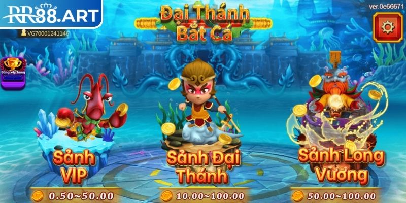 Khám phá game bắt cá đại thánh RR88
